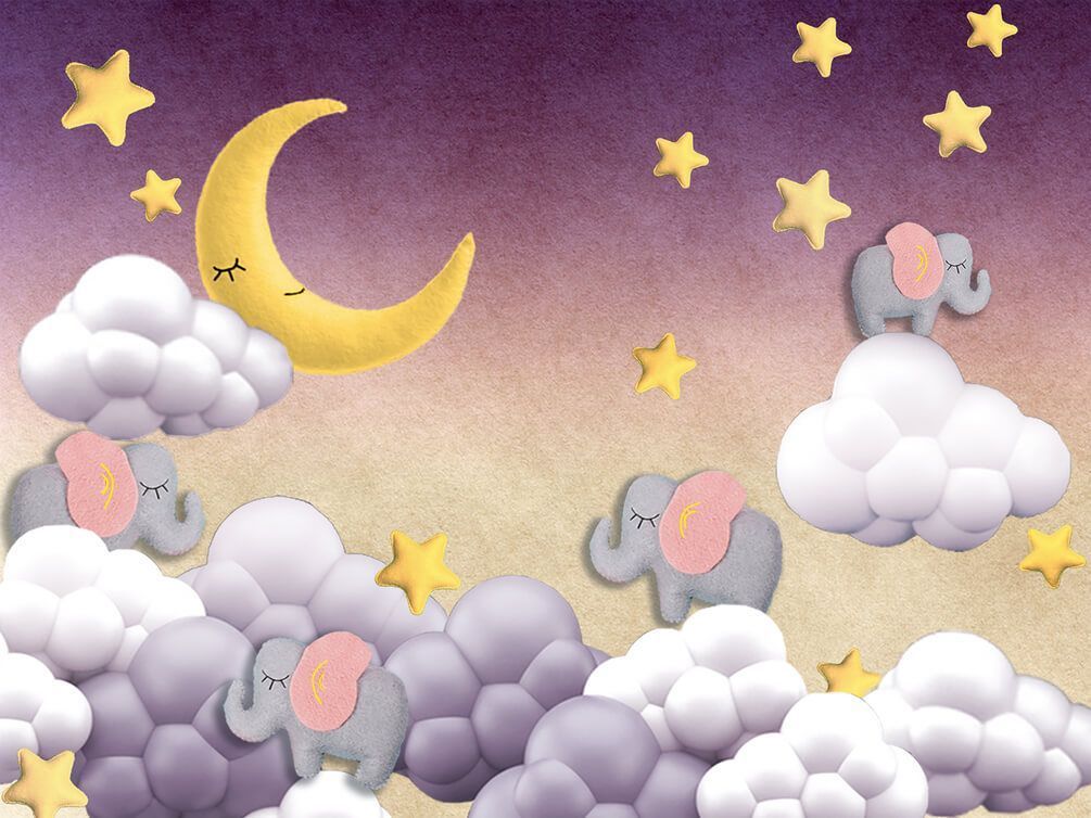 

Фотообои Арт-Обои Фиолетовая ночь №child_022_1 Фреска