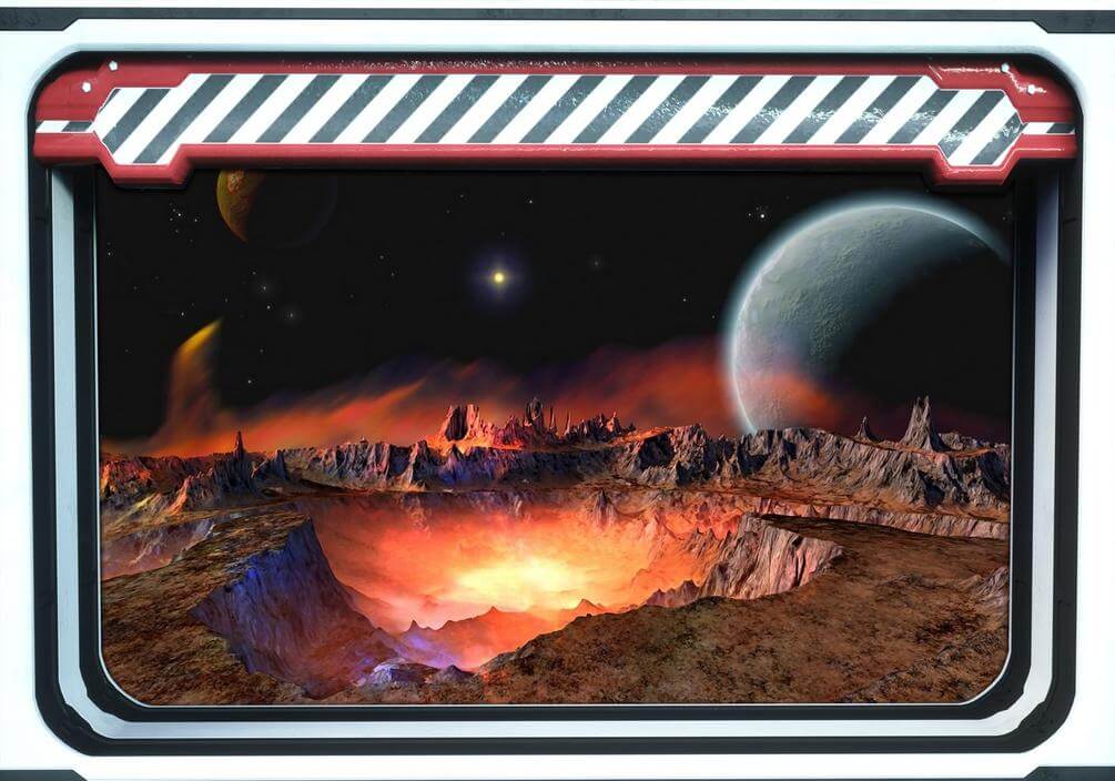 

Фотообои Арт-Обои Вулканический кратер в космосе №47824 Мелкий песок