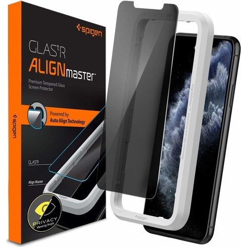 

Защитное стекло Spigen для iPhone 11 Pro Max/ XS Max (1шт) - (Антишпион) Privacy
