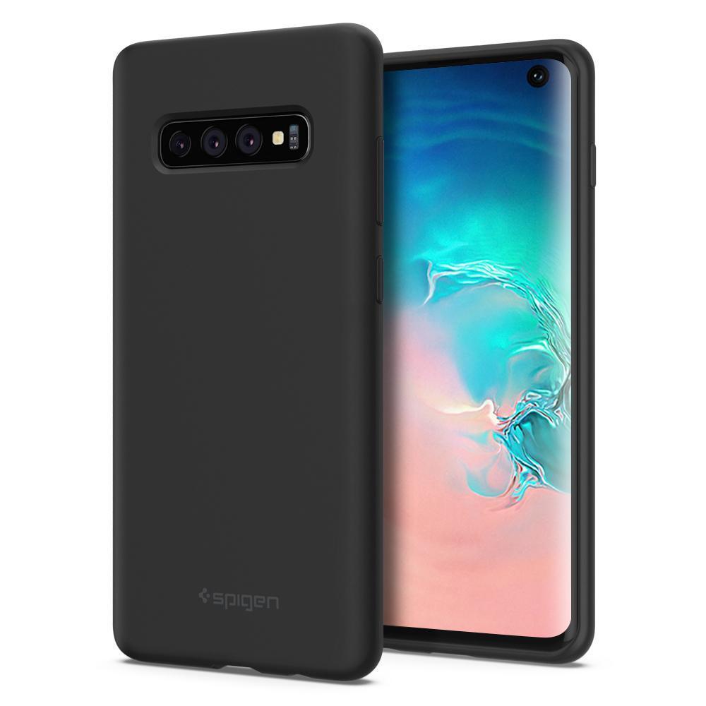 

Чехол Spigen для Samsung Galaxy S10 Silicone Fit, Black