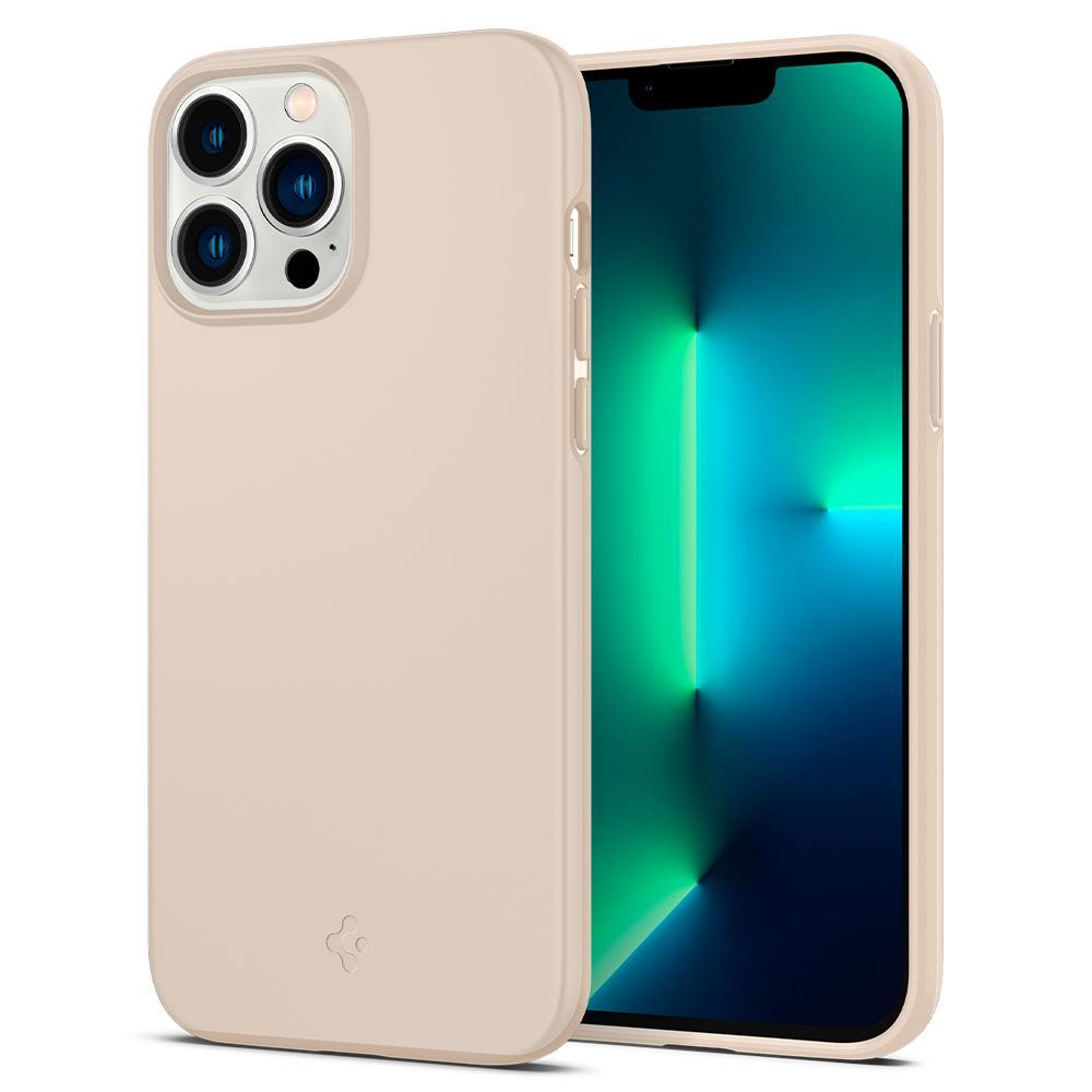 

Чехол Spigen для iPhone 13 Pro Max (6.7") - Thin Fit, Sand Beige