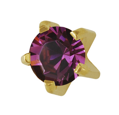 

Серьги для ушей Studex L102 крапан февраль-аметист