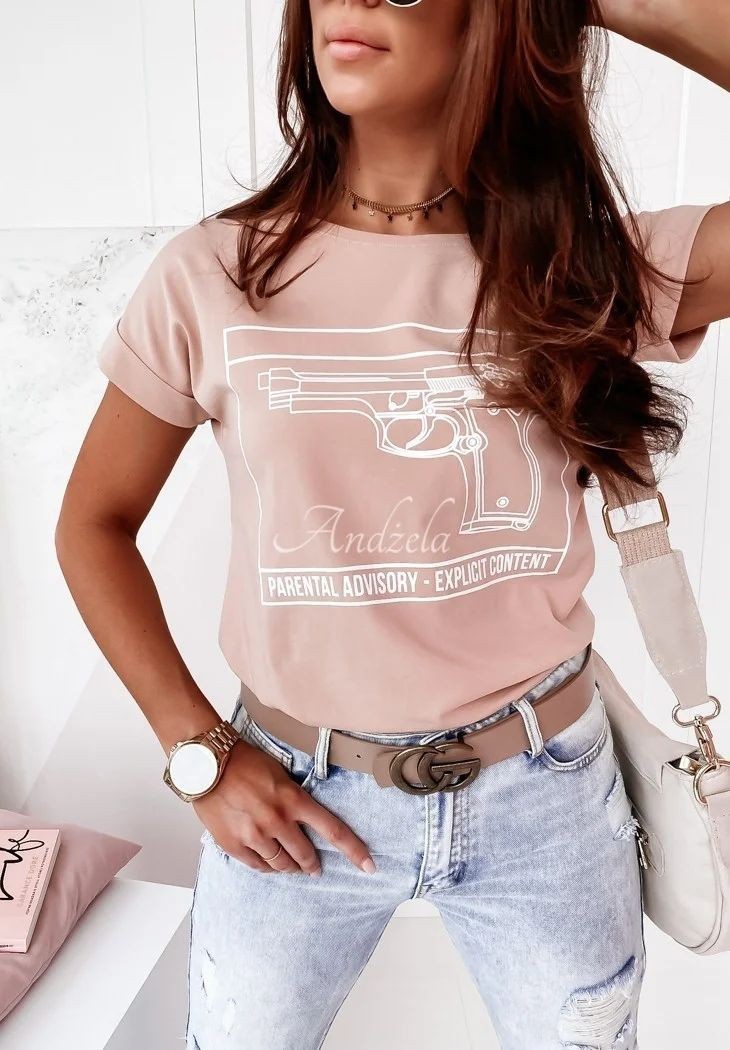 

Футболка LOLLA32  Пудра, Футболка LOLLA32 one size Пудра