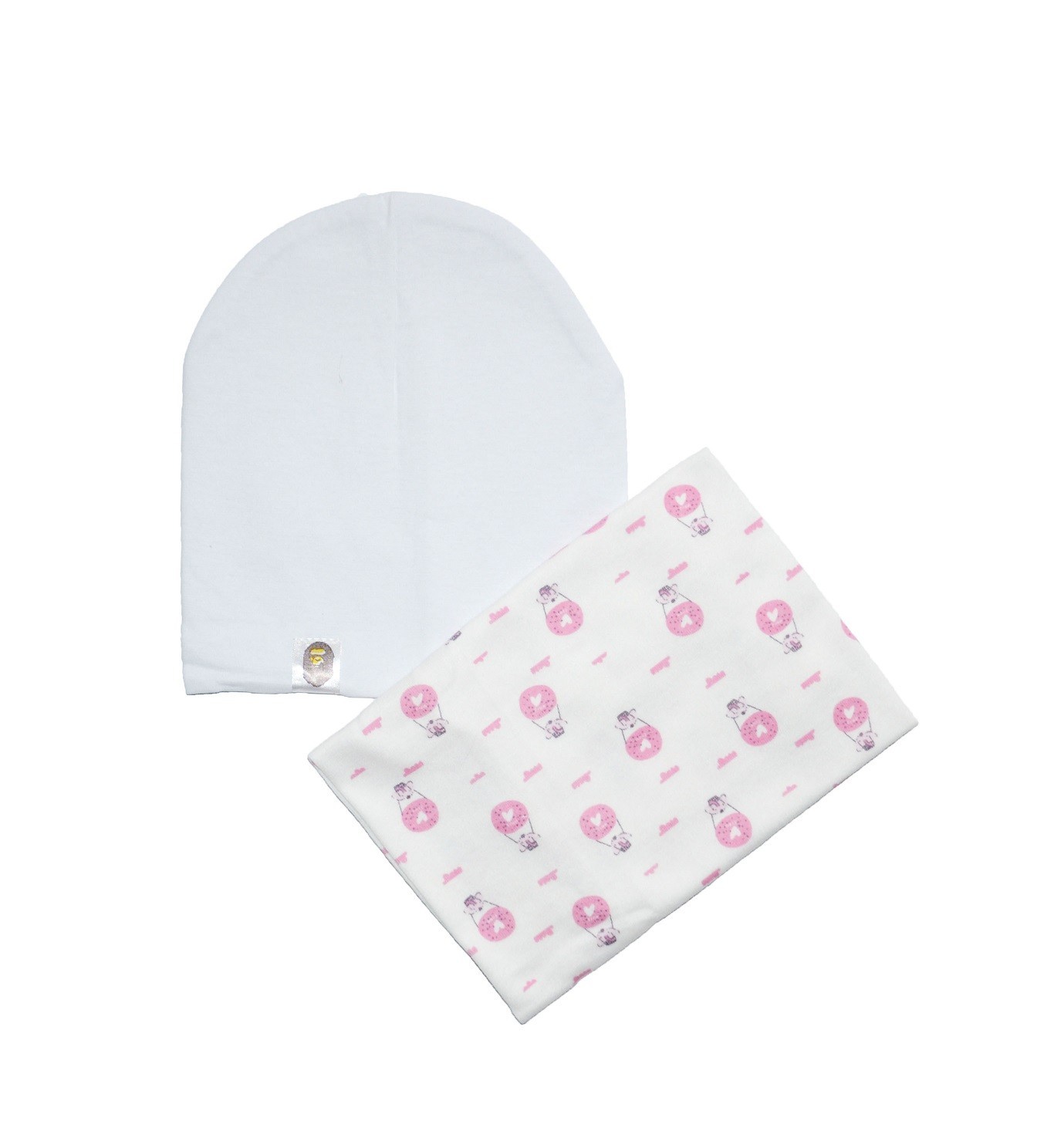 

Комплект Sweet Hats шапка и шарф-хомут принт белый 54 см (НУБ-01-453)