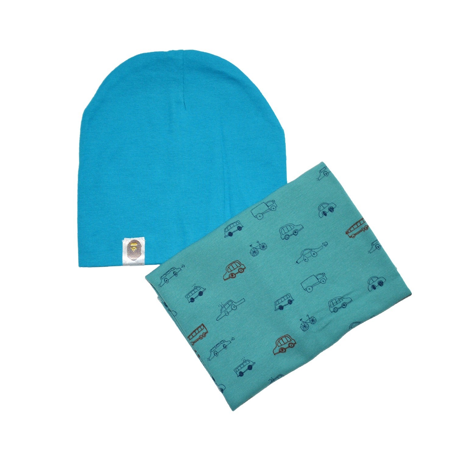 

Комплект Sweet Hats шапка и шарф-труба машинки голубой 54 см (НУБ-01-510)