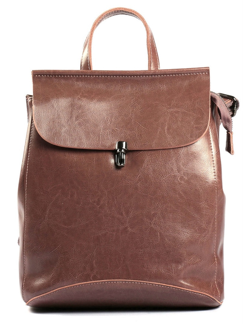 

Женский кожаный рюкзак Tiding Bag Розовый 30 x 25 x 14 см 87671