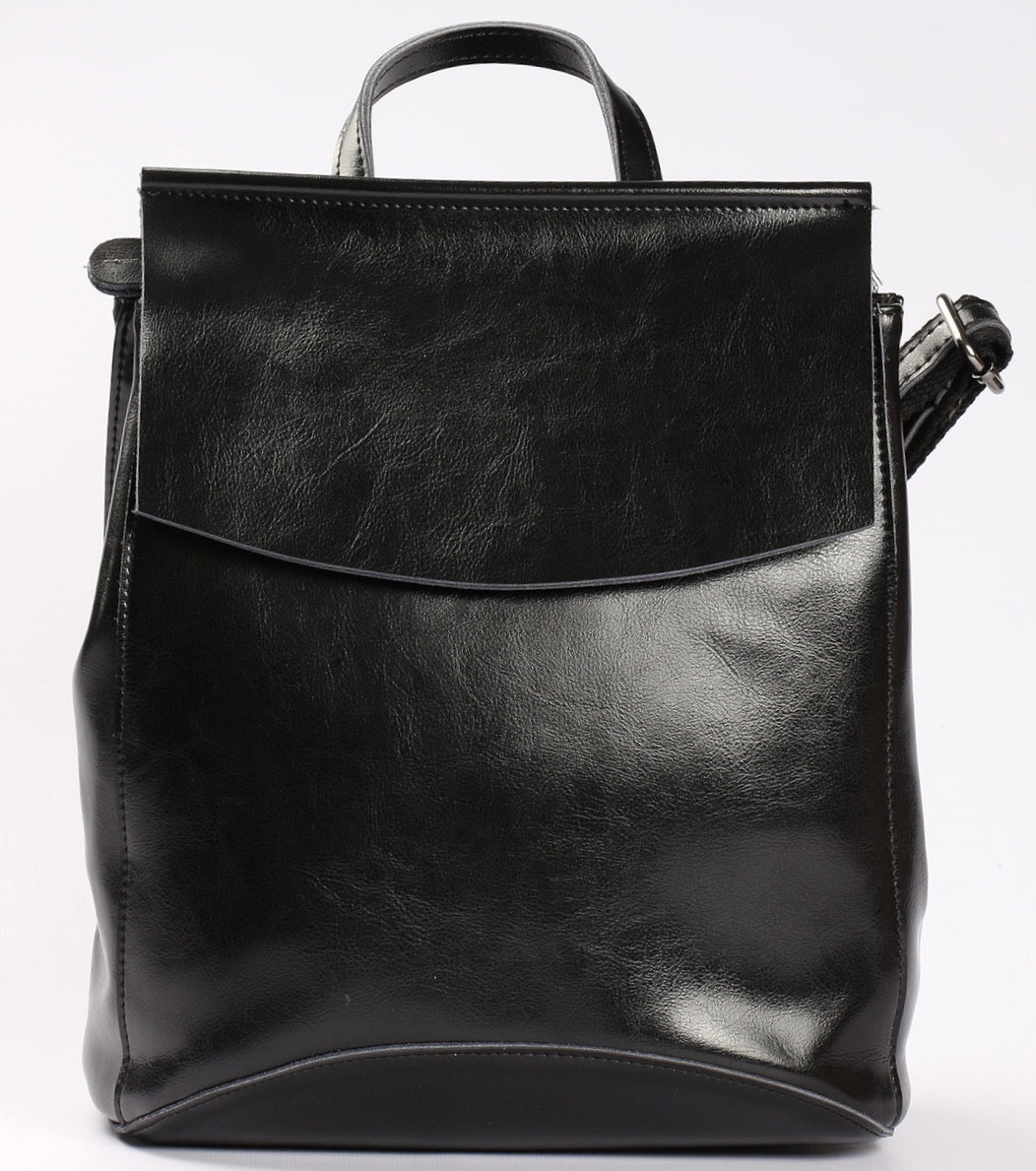 

Женский кожаный рюкзак Tiding Bag Черный 30 x 25 x 14 см 54644