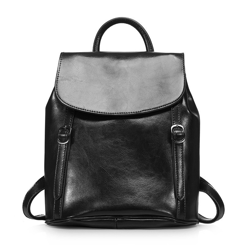 

Женский кожаный рюкзак Grays Черный 28 х 33 х 13 см GR-8158A
