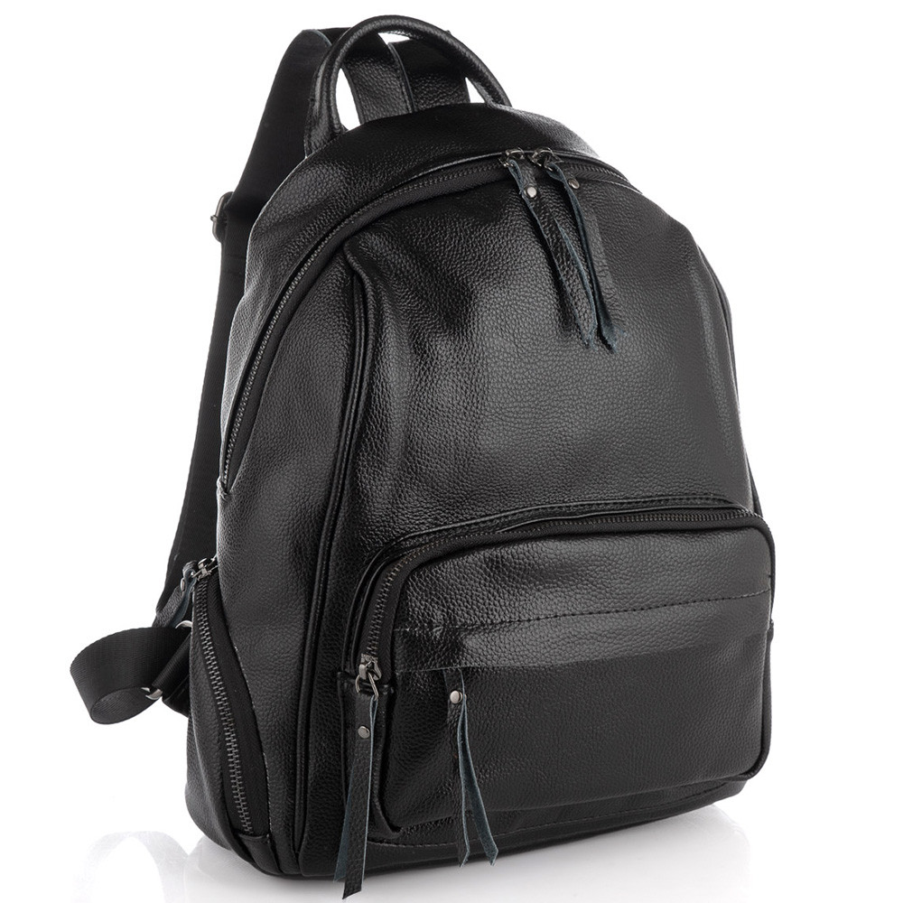 

Женский кожаный рюкзак Olivia Leather Черный 29 х 33 х 14,5 см NWBP27-7729A-BP