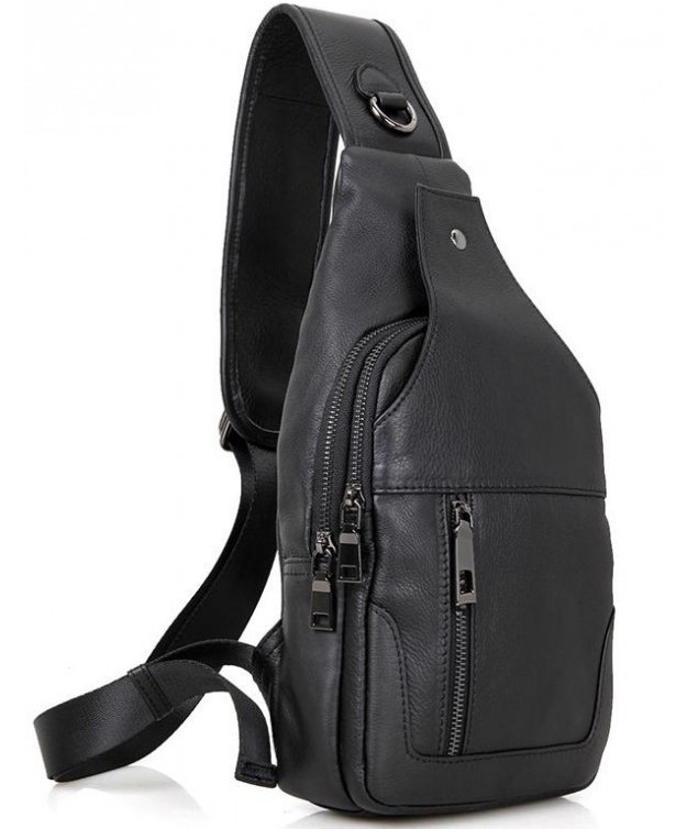 

Мужская кожаная сумка через плечо Tiding Bag Черный 21 x 32 x 9 см A25F-777-1A