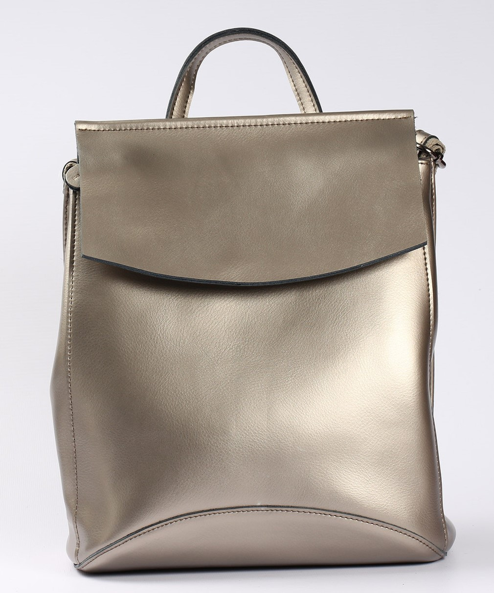 

Женский кожаный рюкзак Tiding Bag Серебристый 30 x 25 x 14 см 24994