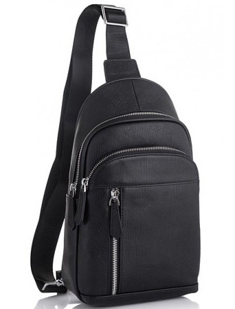 

Мужская кожаная сумка через плечо Tiding Bag Черный 18 x 30 x 10 см A25F-022-1A