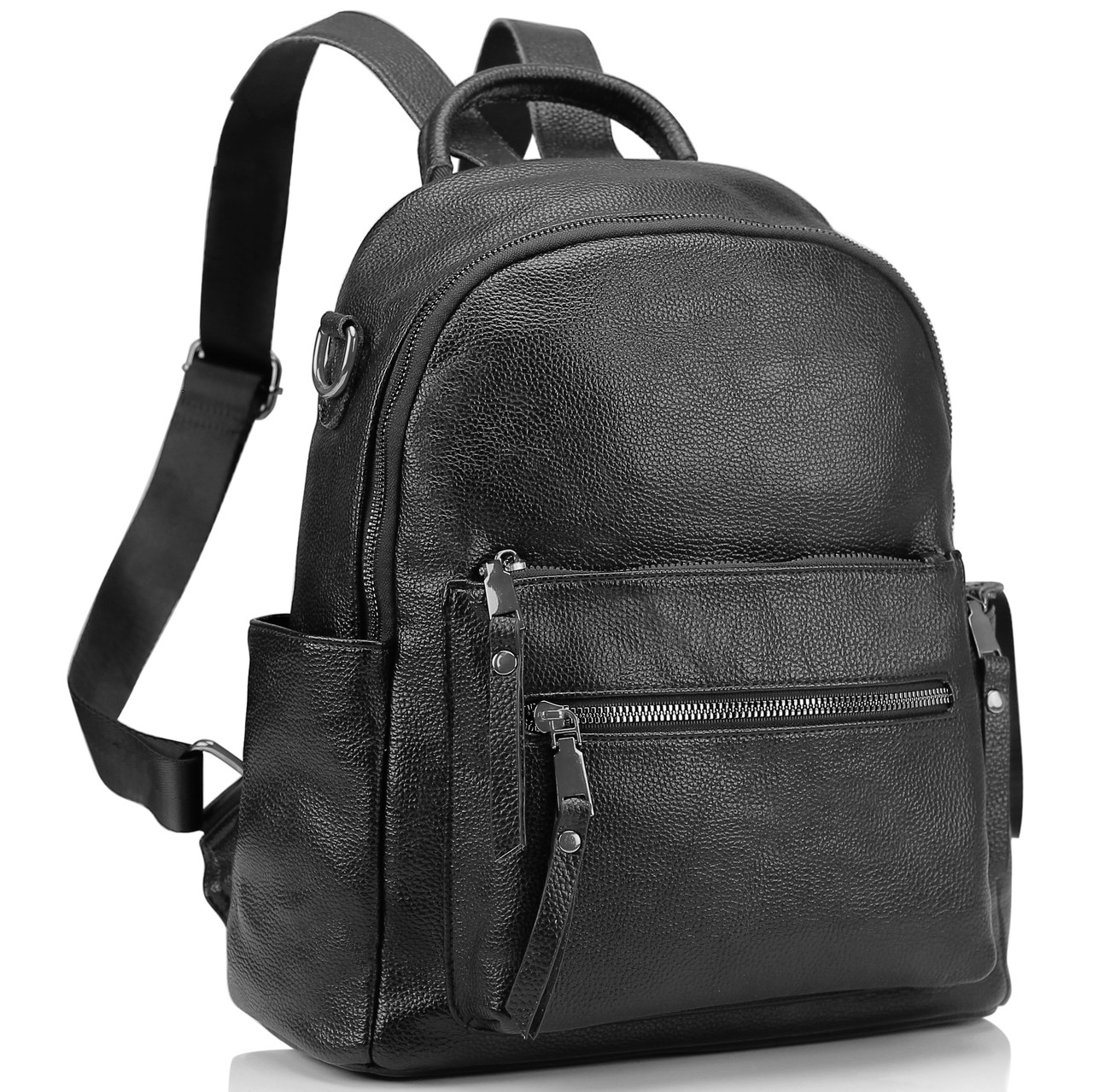 

Женский кожаный рюкзак Olivia Leather Черный 26 x 30 x 11 см NWBP27-8881A