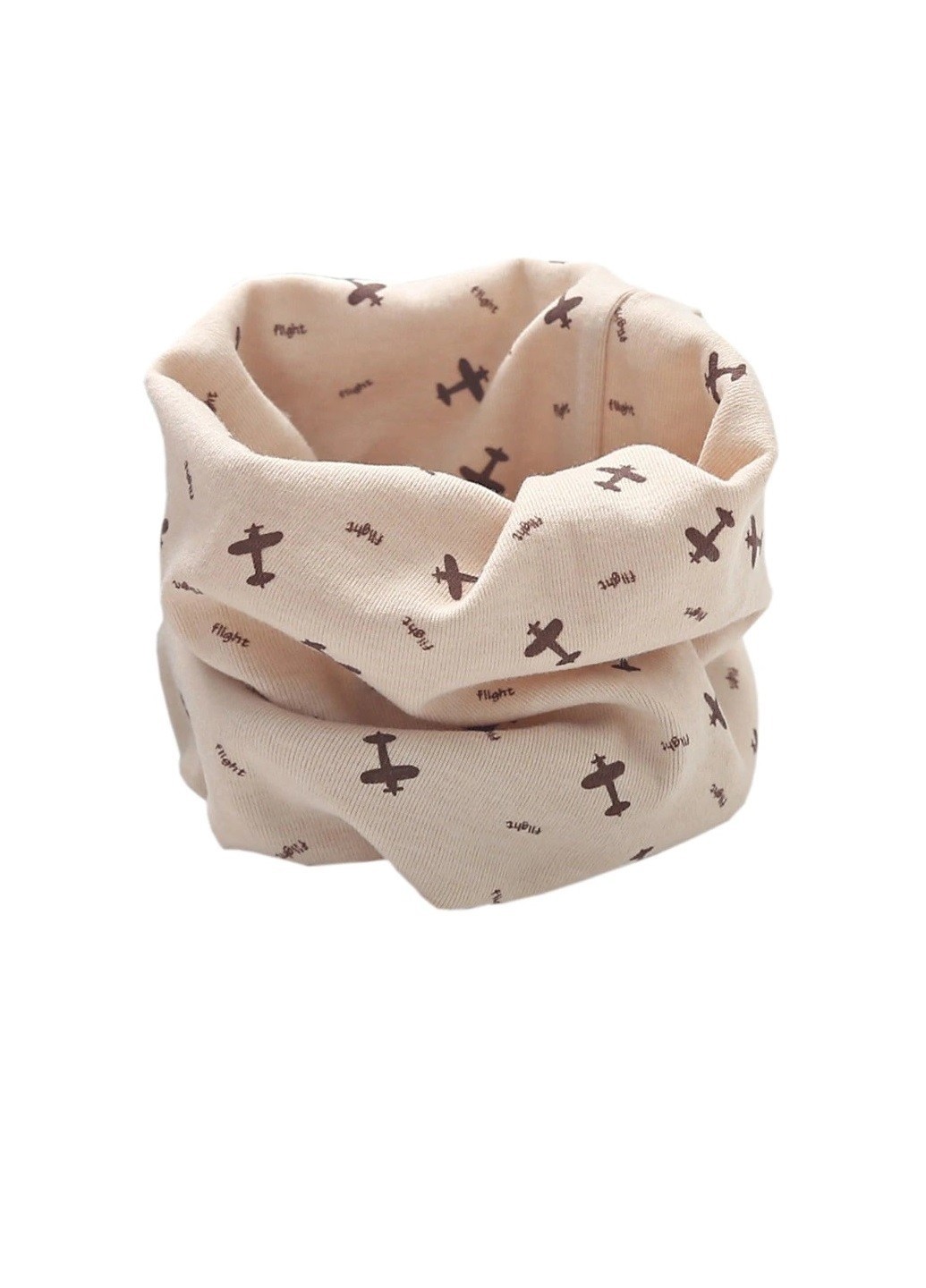 

Шарф-хомут Sweet Hats самолётики 20*40 см бежевый (ШФ-20-244)