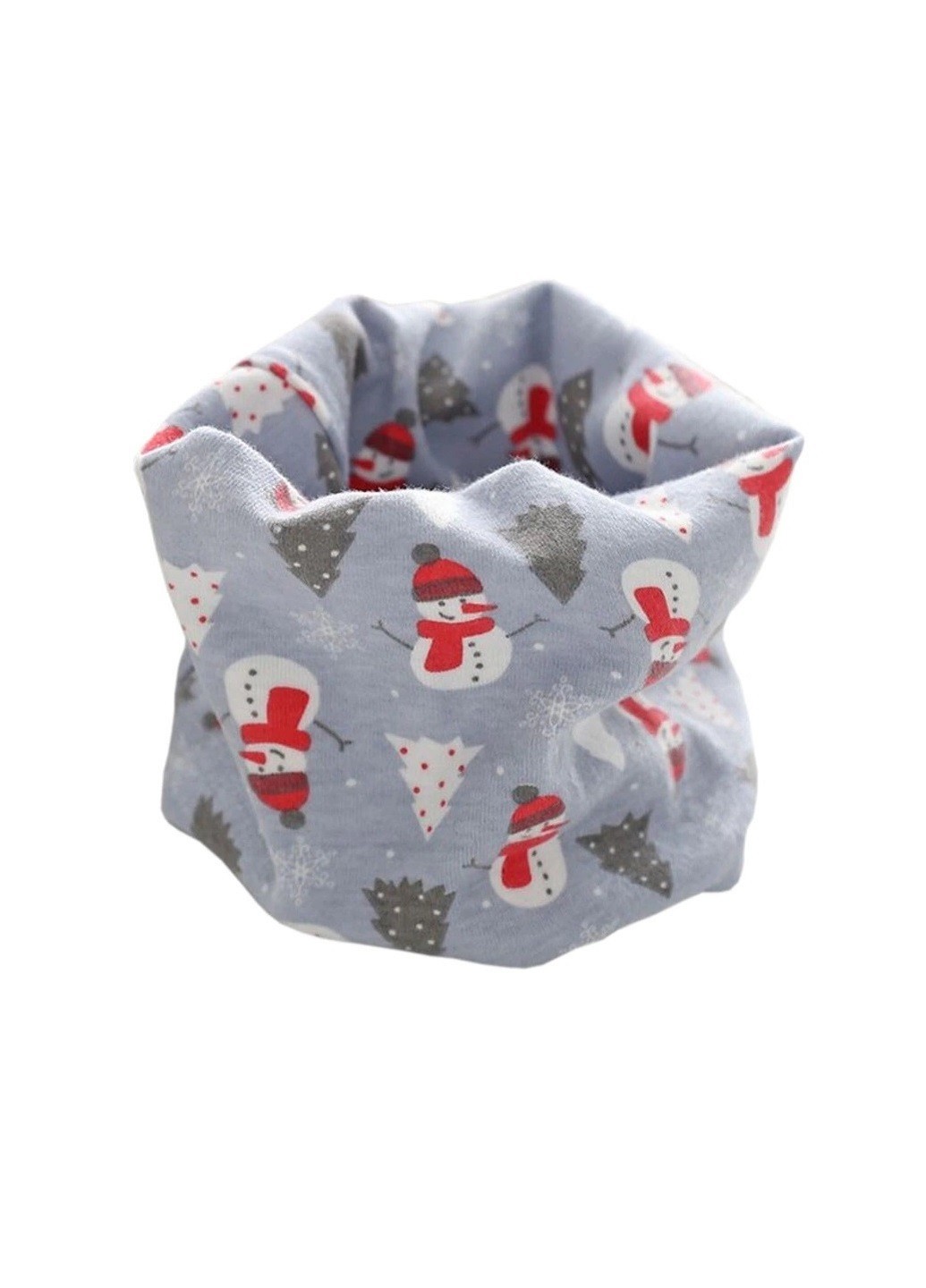 

Шарф-снуд Sweet Hats снеговики 20*40 см серый (ШФ-20-253)