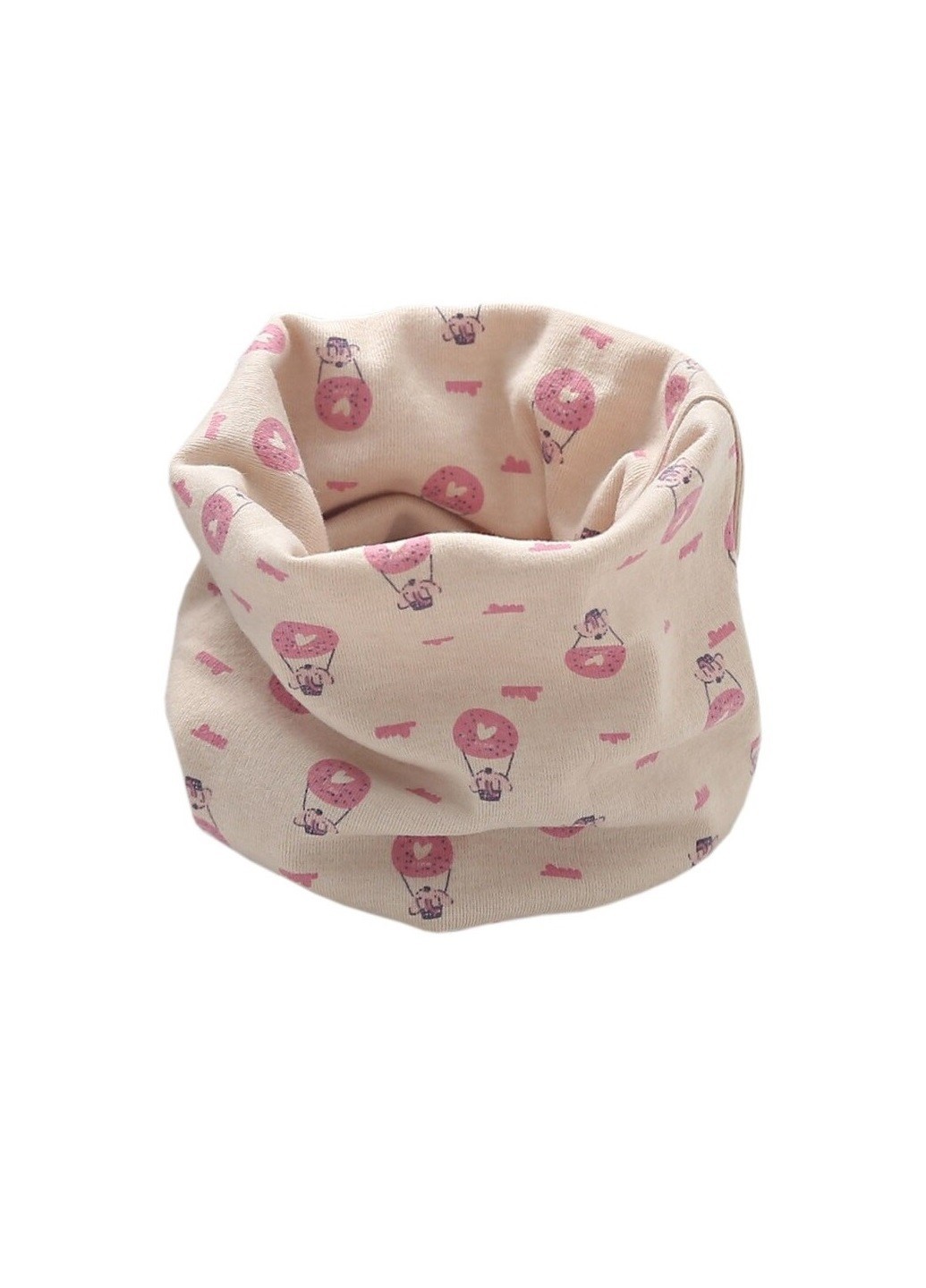 

Шарф-хомут Sweet Hats рисунок 20*40 см бежевый (ШФ-20-238)