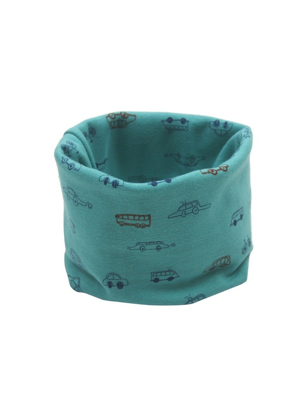

Шарф-снуд Sweet Hats машинки бирюзовый 20*40 см (ШФ-20-209)