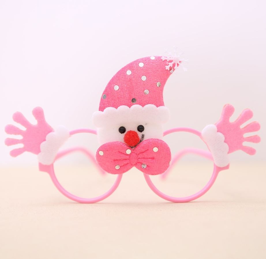 

Очки Kid friends новогодние снеговик розовые (NY-71-02)