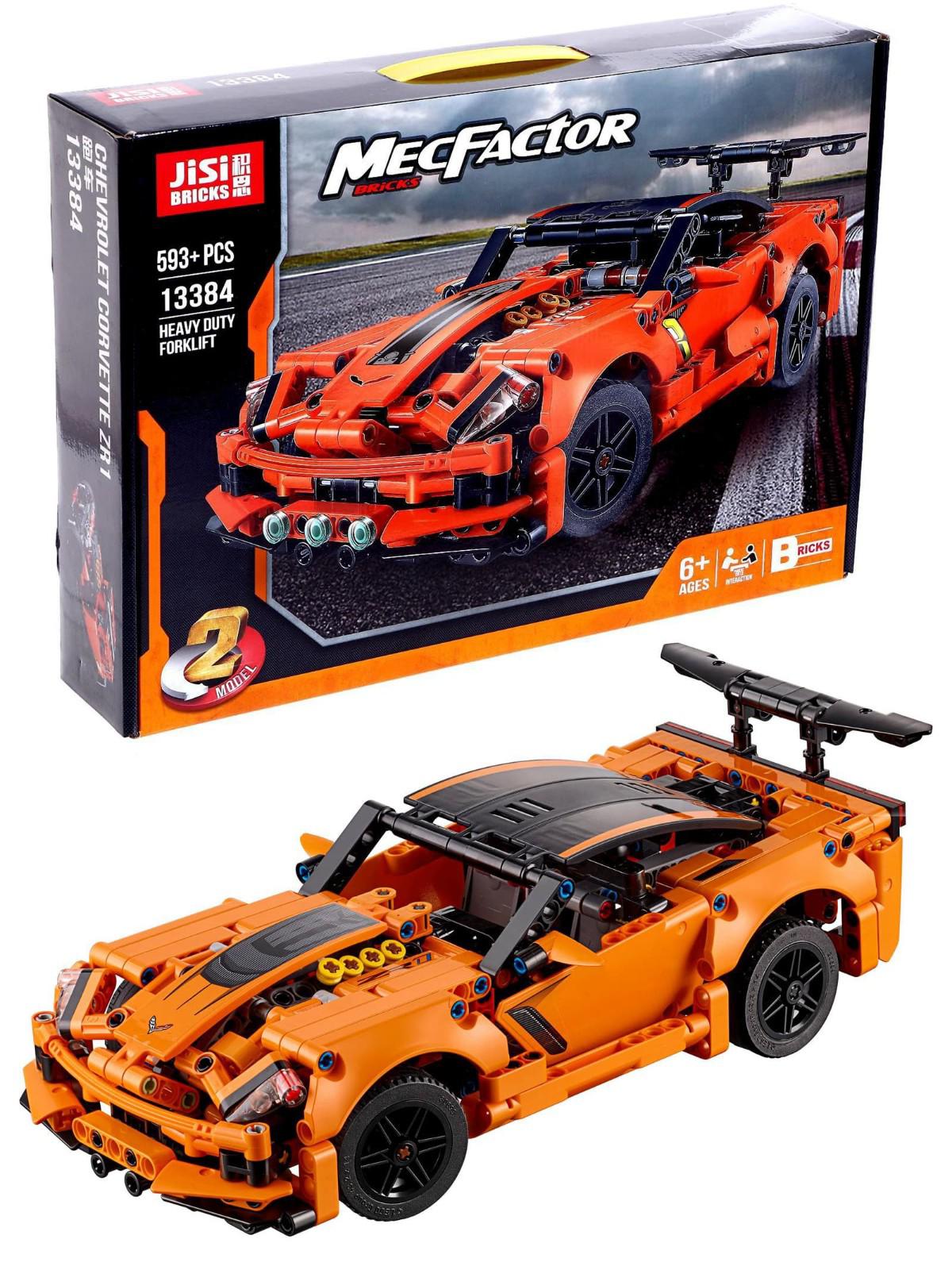 

Конструктор JiSi Bricks Chevrolet Corvette ZR1 13384 Авто-конструктор 593 детали