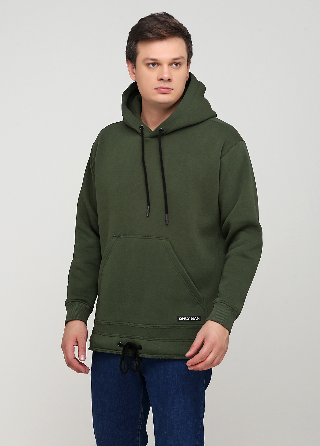 

Худи Only Man (95-HU-01-02-olive-L-XL)