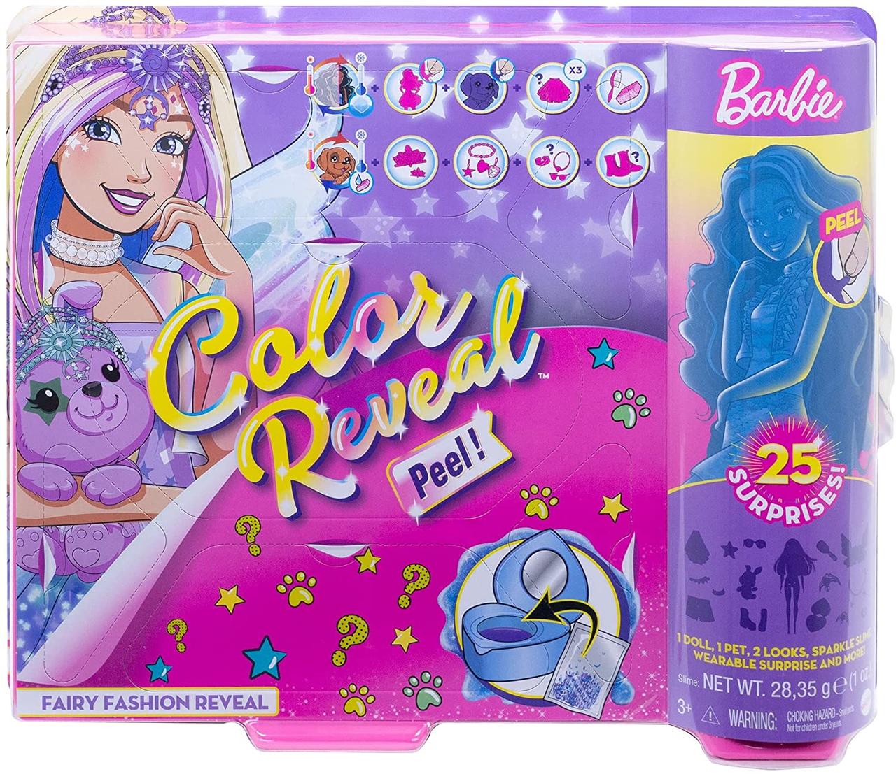 

Кукла Барби колор ревил Фея Сюрприз Цветное перевоплощение Barbie Color Reveal