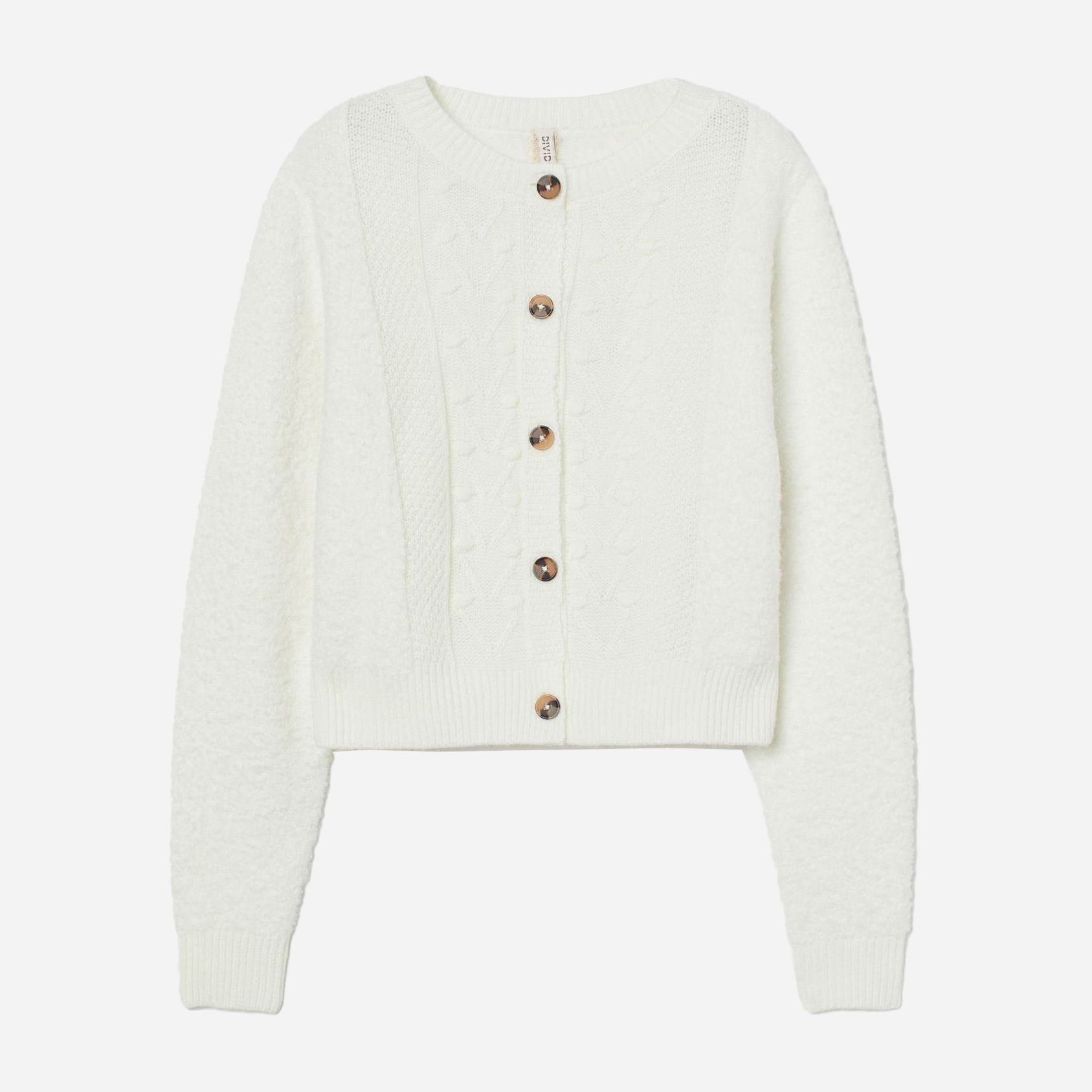 

Кардиган H& 710-9032702  Белый, Кардиган H&M 710-9032702 M Белый