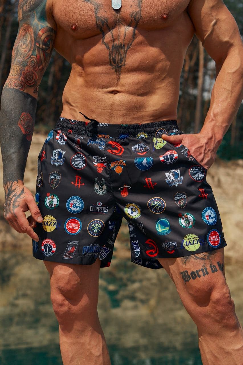 

Плавательные шорты uwest черные Принт НБА Размер, Плавательные шорты uwest черные Принт НБА Размер XL