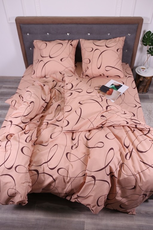 

Комплект постельного белья Евро Бязь от Brettani 4047beige-3