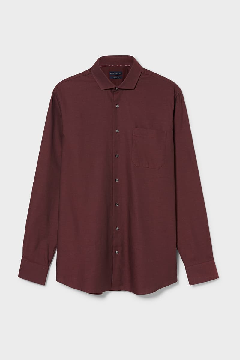 

Рубашка C&A 3XL темно бордовый 2105297