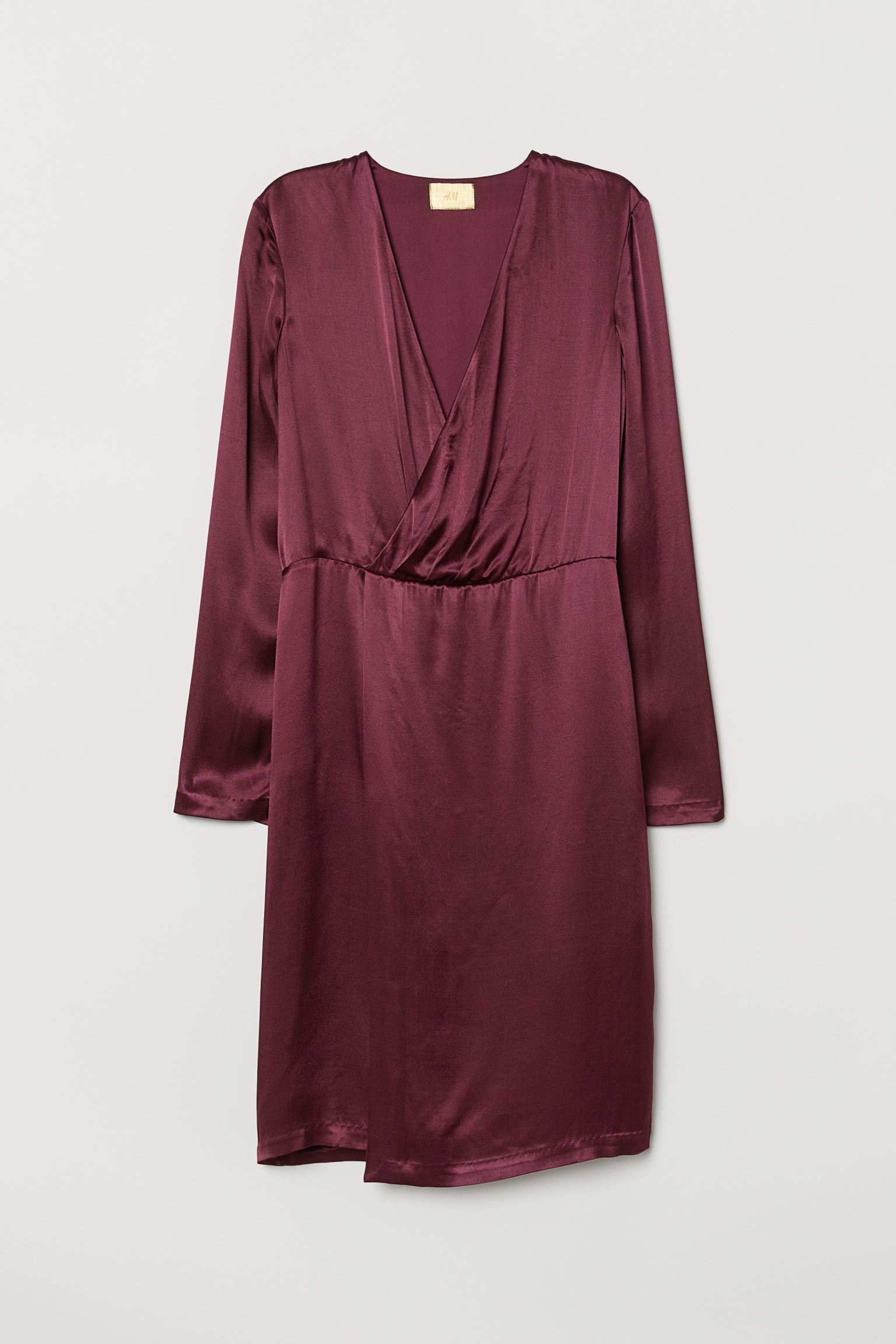

Платье H&M  бордовый 22076835878, Платье H&M 44 бордовый 22076835878