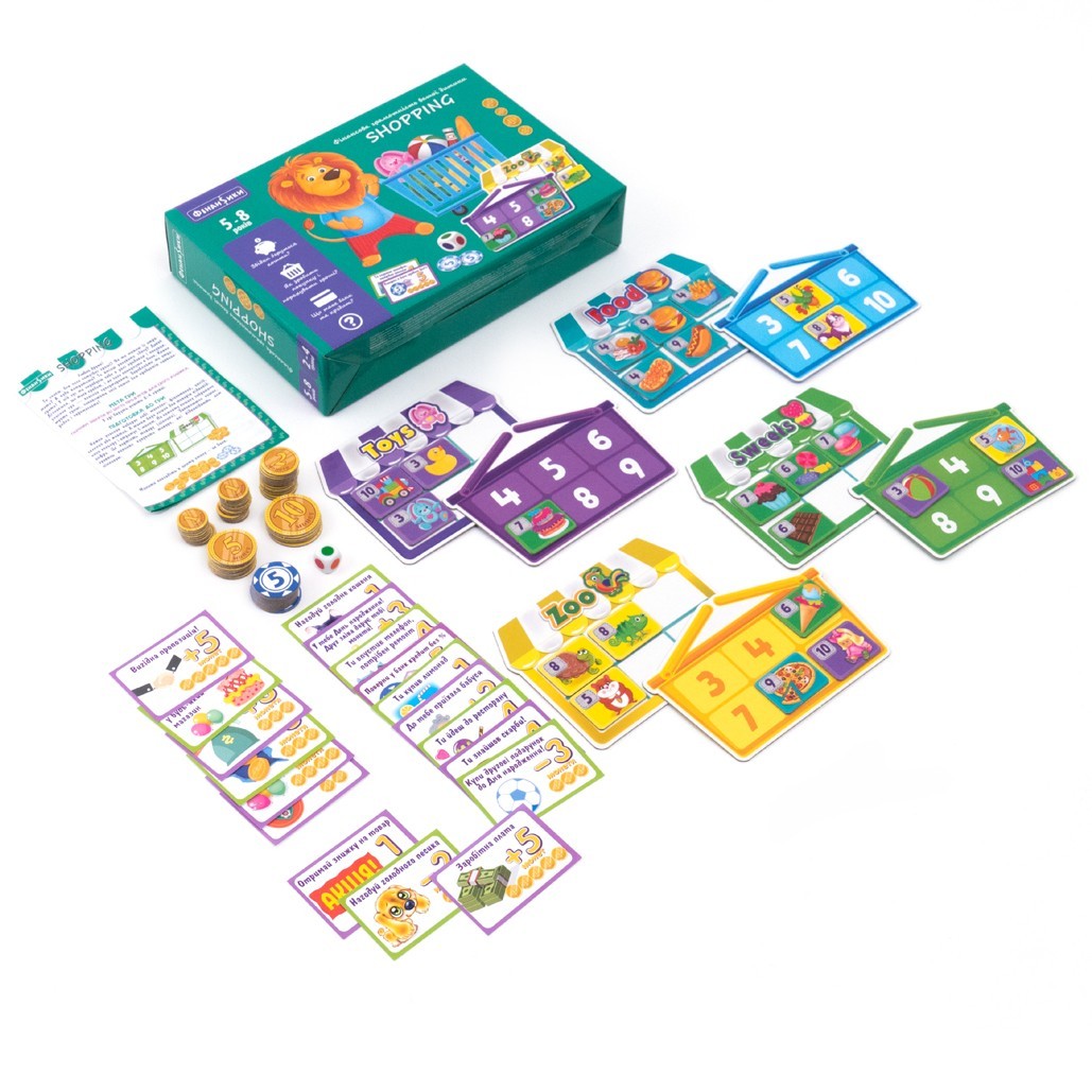 

Игра настольная «Играем в магазинчик»