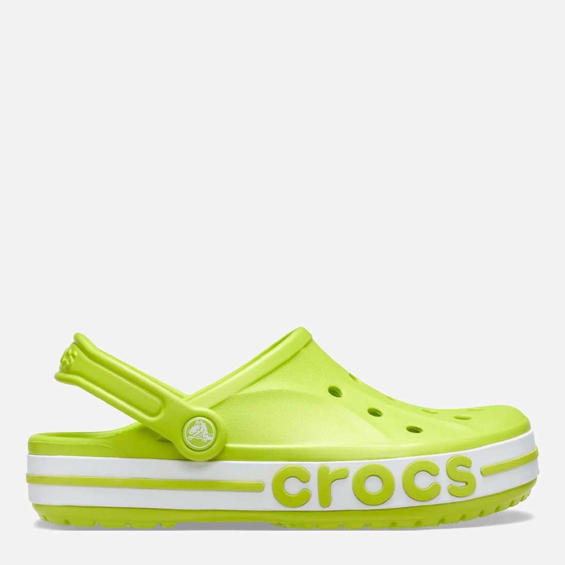 

Кроксы Crocs Bayaband Clog 205089-3T1-M7/W9 39-40 24.6 см LiP/Whi