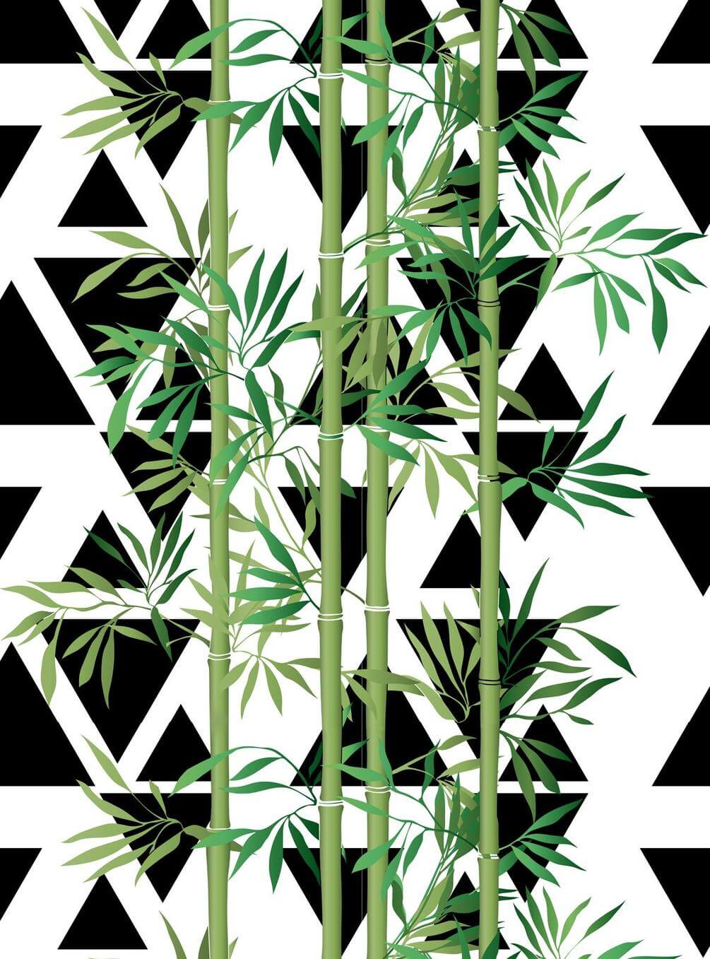 

Фотообои Арт-Обои Зелёный бамбук №47802 Фреска