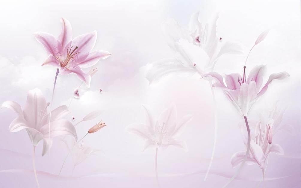 

Фотообои Арт-Обои Нежные лилии №43378 Нить