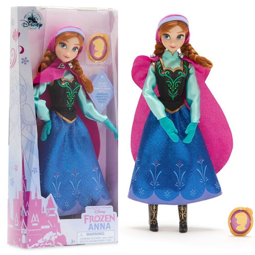 

Классическая кукла Принцессы Дисней Холодное сердце Анна Disney Frozen Anna Classic Doll с клипсой