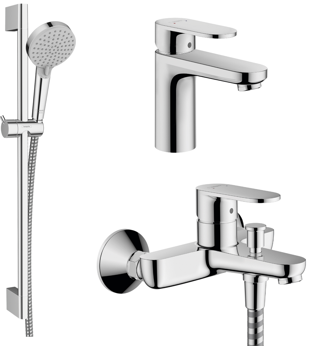 

Набор смесителей Hansgrohe Vernis Blend 71550112 (71550000+71440000+26275000)