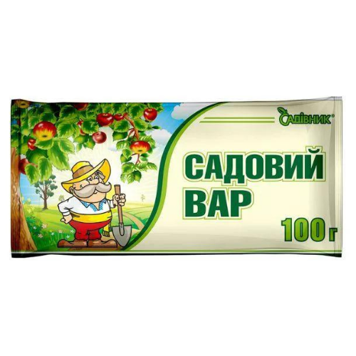 Замазка для деревьев садовый вар брикет Садівник 100 г – фото, отзывы ...