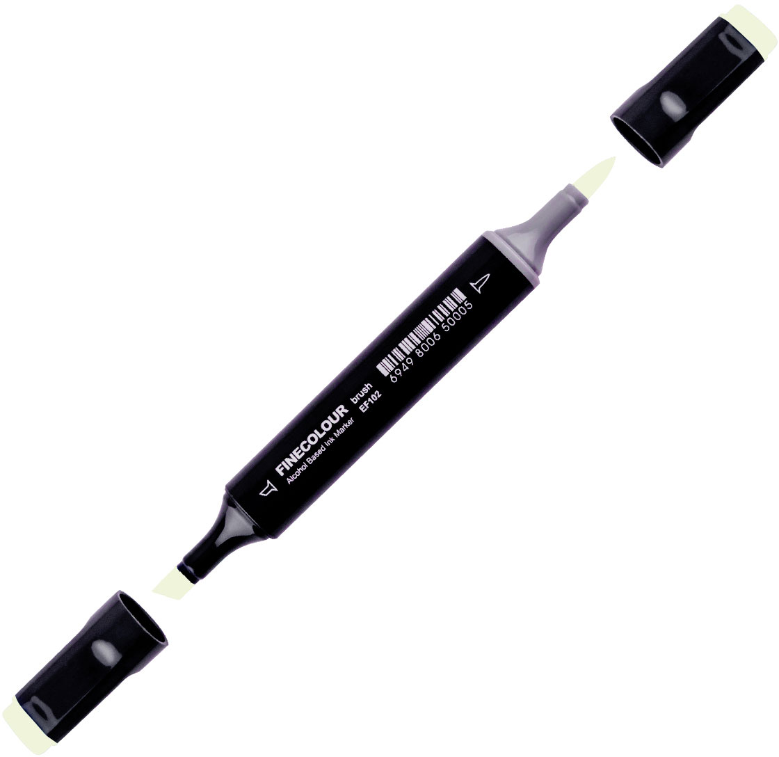 

Маркер Finecolour Brush спиртовой 028 прессованный лист YG28 (EF102-28N)
