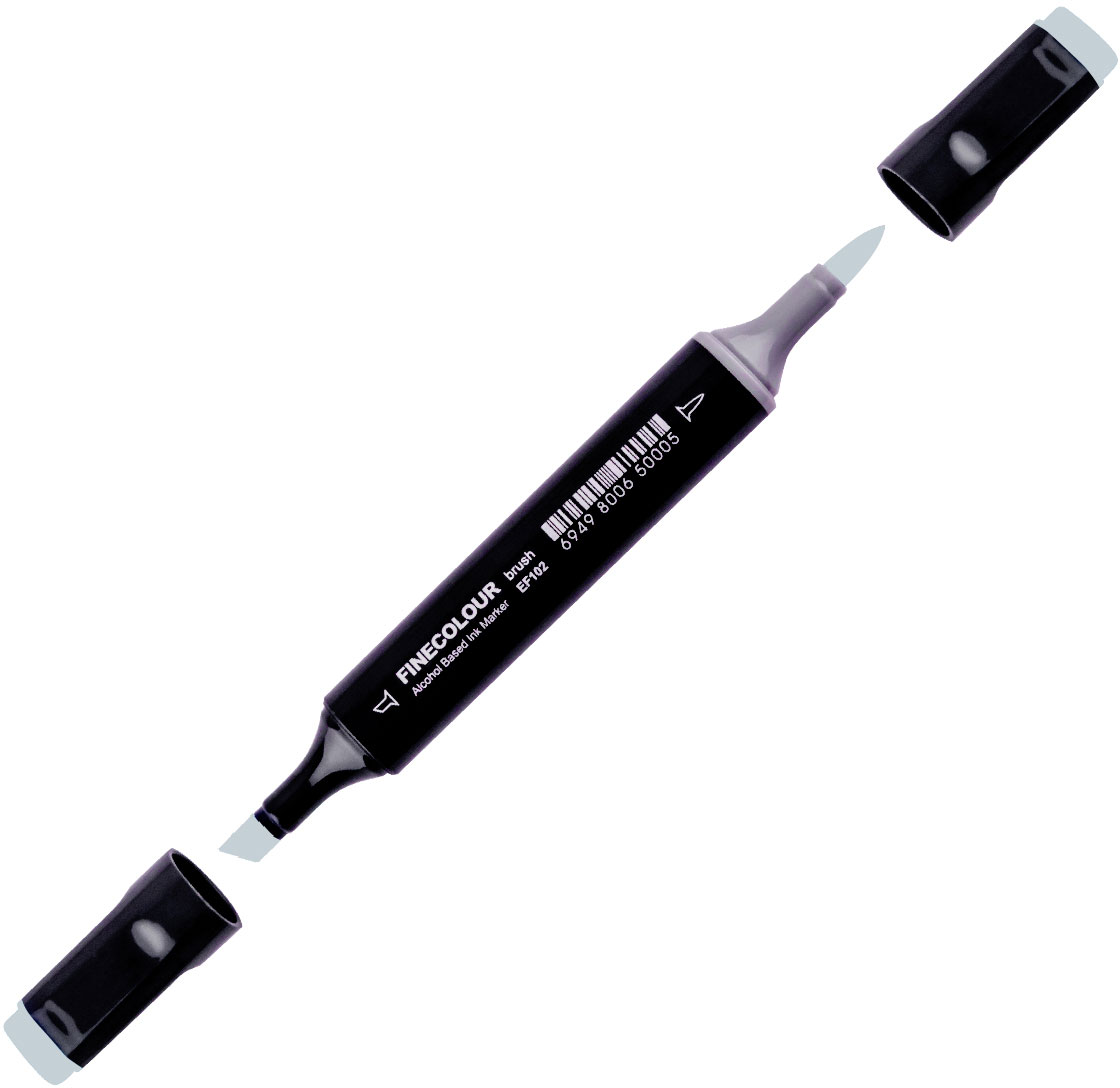

Маркер Finecolour Brush спиртовой 086 серо-синий №5 BG86 (EF102-86)