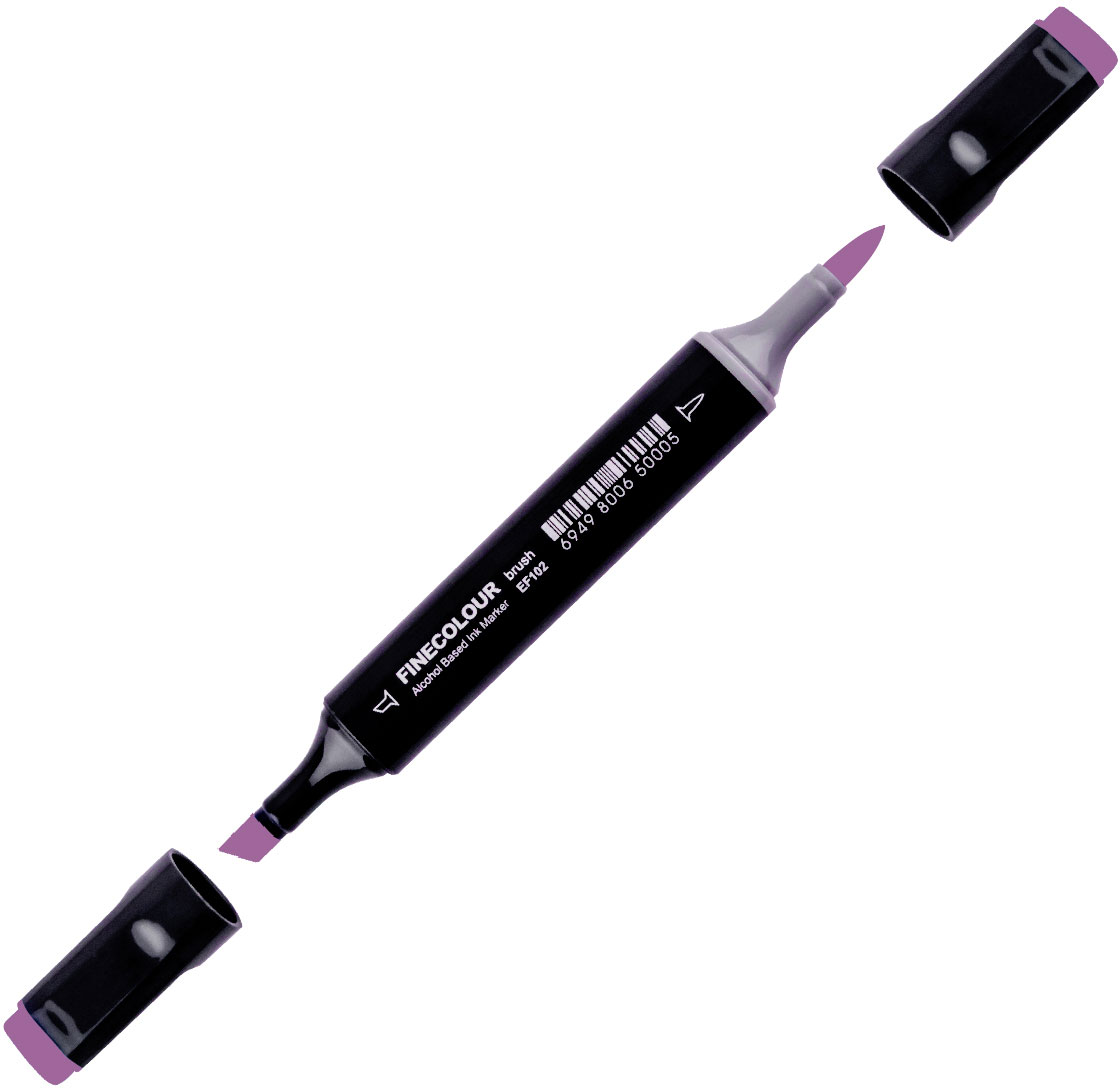 

Маркер Finecolour Brush спиртовой 116 фиолетовый V116 (EF102-116)