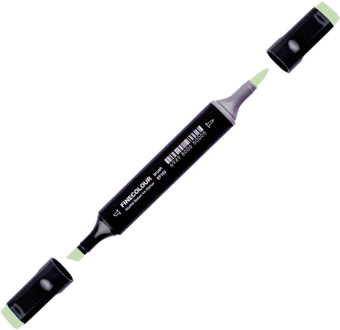 

Маркер Finecolour Brush спиртовой 047 зеленый кобальтовый G47 (EF102-47N)