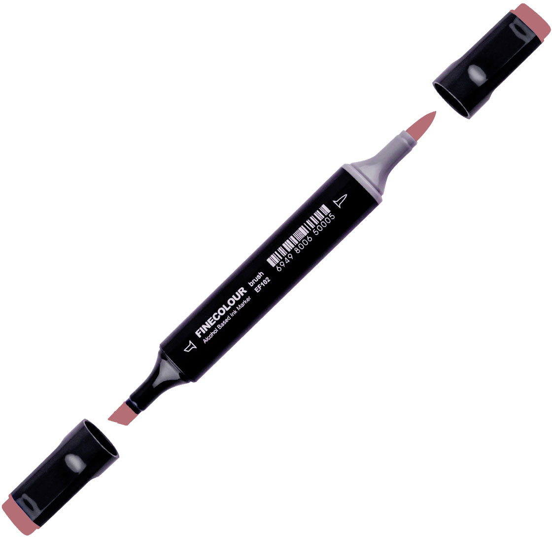 

Маркер Finecolour Brush спиртовой 149 старая роза RV149 (EF102-149)