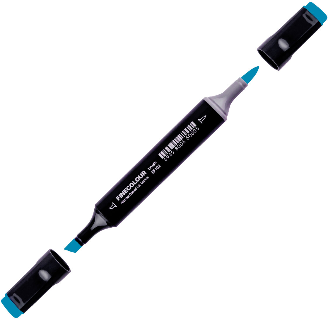 

Маркер Finecolour Brush спиртовой 092 темно-зеленый BG92 (EF102-92)