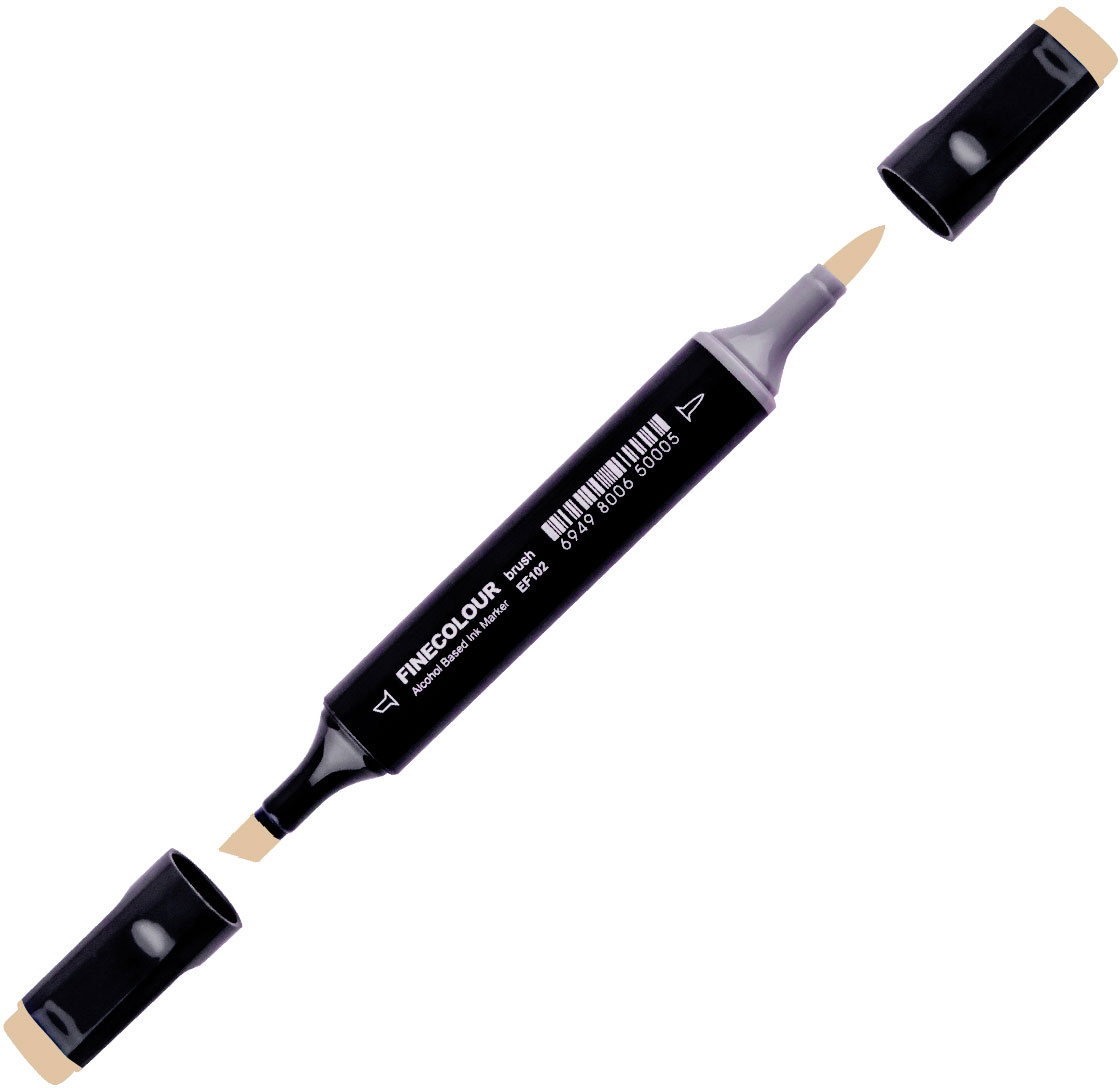 

Маркер Finecolour Brush спиртовой 170 темно-кирпичный бежевый E170 (EF102-170)