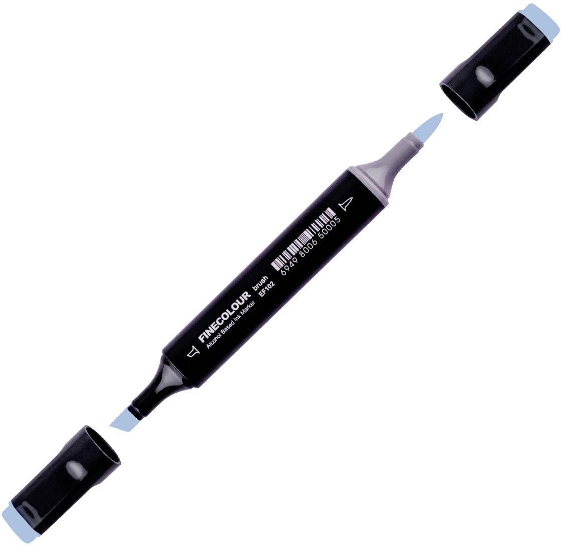 

Маркер Finecolour Brush спиртовой 302 синий марганец B302 (EF102-302N)