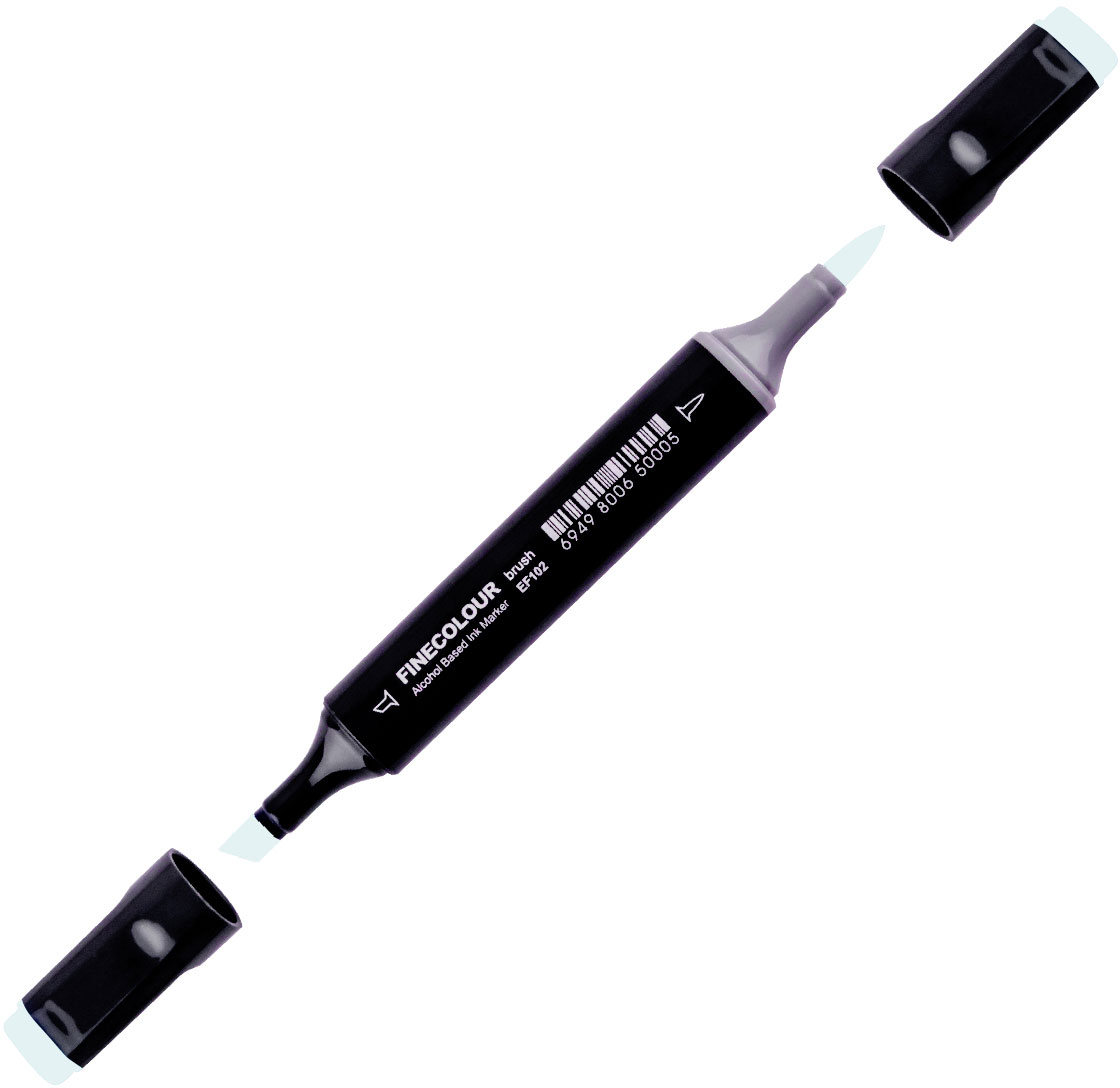 

Маркер Finecolour Brush спиртовой 100 тусклый зеленый (EF102-100)