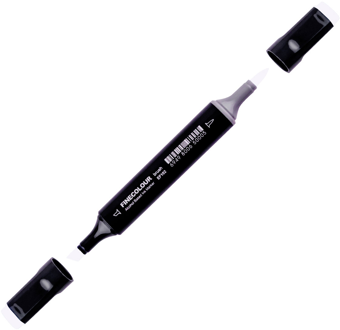 

Маркер Finecolour Brush спиртовой 318 глициния BV318 (EF102-318N)