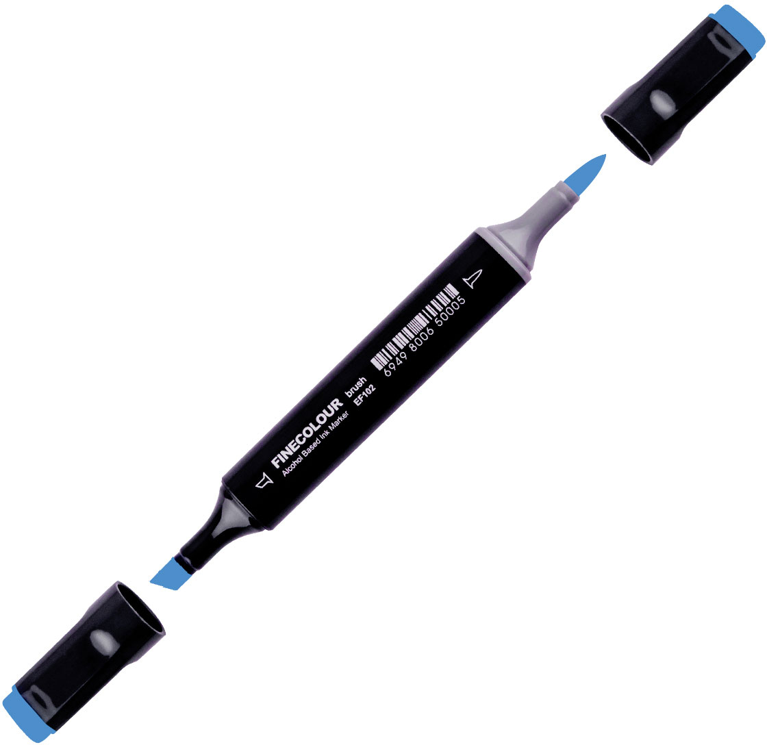 

Маркер Finecolour Brush спиртовой 242 Королевский синий B242 (EF102-242)