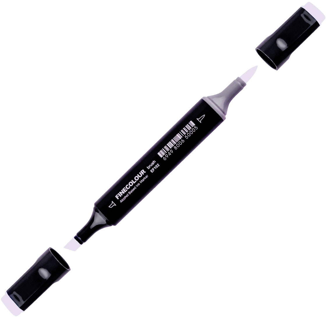 

Маркер Finecolour Brush спиртовой 317 бледный сиреневый BV317 (EF102-317N)