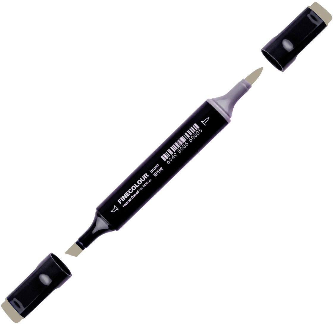 

Маркер Finecolour Brush спиртовой 264 желтовато-серый №6 YG264 (EF102-264)